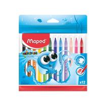 Caneta Hidrográfica ColorPeps Ocean Polvo 12 Cores Maped Caneta Hidrográfica ColorPeps Ocean Polvo 12 Cores Maped