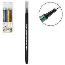 caneta hidrografica colors 0,4mm super fina com 6 pecas na solapa - DAIWA/GOLLER caneta hidrografica colors 0,4mm super fina com 6 pecas na solapa - DAIWA/GOLLER