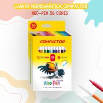 Caneta Hidrográfica Compactor Neo-Pen 36 Cores 001550000