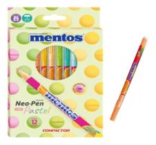 Caneta Hidrográfica Compactor Neo Pen Pastel 12 Cores Mentos Caneta Hidrográfica Compactor Neo Pen Pastel 12 Cores Mentos