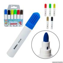 Caneta Hidrográfica Escolar Mini Big 6 Peças - FMSP