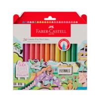 Caneta hidrográfica Fine Pen Colors 24 cores FPB/ES24ZF - Faber-Castell Caneta hidrográfica Fine Pen Colors 24 cores FPB/ES24ZF - Faber-Castell