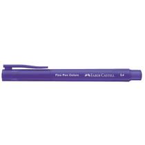Caneta Hidrográfica Fine Pen Faber-Castell 0.4mm Violeta - Ponta Fina de Precisão com Reforço Metálico Escrita Macia Caneta Hidrográfica Fine Pen Faber-Castell 0.4mm Violeta - Ponta Fina de Precisão com Reforço Metálico Escrita Macia