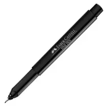Caneta hidrográfica Fine Pen Preto FPB/PRZF - Faber-Castell Caneta hidrográfica Fine Pen Preto FPB/PRZF - Faber-Castell