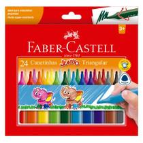 Caneta hidrográfica jumbo com 24 cores 150224J - Faber-Castell