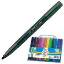 Caneta Hidrografica Jumbo Estojo C/12 Cores Sertic Caneta Hidrografica Jumbo Estojo C/12 Cores Sertic