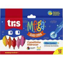 Caneta Hidrografica Jumbo Mega Hidro Color 12 Cores PCT.C/06 Caneta Hidrografica Jumbo Mega Hidro Color 12 Cores PCT.C/06