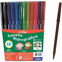 Caneta Hidrografica Leo E Leo 12 Cores Caneta Hidrografica Leo E Leo 12 Cores