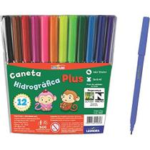 Caneta Hidrografica Leo E Leo 12 Cores Plus Caneta Hidrografica Leo E Leo 12 Cores Plus