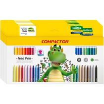 Caneta Hidrográfica Neo-Pen Gigante 36 Cores 5un - Compactor Caneta Hidrográfica Neo-Pen Gigante 36 Cores 5un - Compactor
