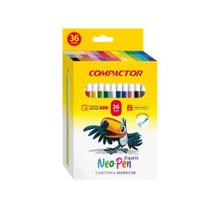 Caneta hidrografica neo-pen gigante 36 cores