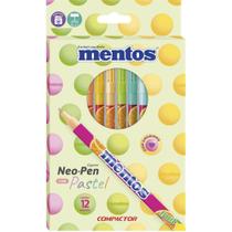 Caneta Hidrográfica Neo Pen Mentos Gigante 12 Cores Pastel - Pacote com 5