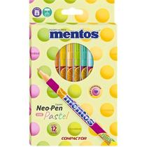 Caneta Hidrográfica Neo-Pen Mentos Gigante 12Cores Compactor