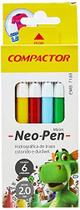Caneta Hidrografica Neo-Pen Mirim 06 Cores