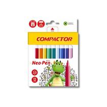 Caneta Hidrográfica Neo Pen Mirim 12 Cores Caneta Hidrográfica Neo Pen Mirim 12 Cores