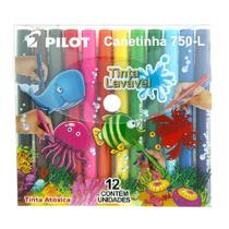 Caneta Hidrográfica Pilot 750-L 12 Cores