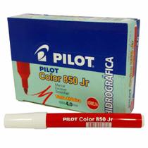 Caneta Hidrográfica Pilot Color 850 Jr Vermelha 12 Unidades Caneta Hidrográfica Pilot Color 850 Jr Vermelha 12 Unidades