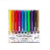 Caneta Hidrográfica Soul com 10 Cores - BRW