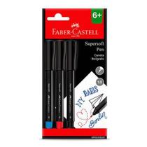 Caneta Hidrográfica Supersoft Pen 1.0Mm Com 3 Unidades B