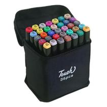 Caneta Hidrográfica Touch Jet Com Ponta Dupla 36 Cores - Touch Caneta Hidrográfica Touch Jet Com Ponta Dupla 36 Cores - Touch