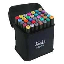 Caneta Hidrográfica Touch Jet com Ponta Dupla 36 Cores - Touch Caneta Hidrográfica Touch Jet com Ponta Dupla 36 Cores - Touch