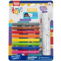 Caneta Hidrográfica TRIS TOY KIT Hidrocor+rolo 2 M Blister Caneta Hidrográfica TRIS TOY KIT Hidrocor+rolo 2 M Blister