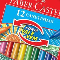 Caneta Hidrográfica Vai e Vem 24 Cores Faber-castell - FABER CASTELL