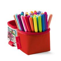 Caneta hidrográfica Vai e Vem 50 cores 15.0150VVZF/555479 - Faber-Castell