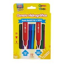 Caneta Hidrográfica Vai e Vem Ponta retrátil