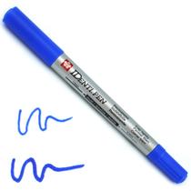 Caneta Identi-pen 02 Pontas Xyk Bl-azul