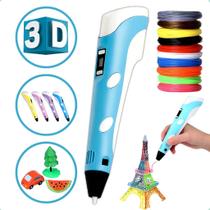 Caneta Impressora 3d Infantil Educativa Com Filamento Usb Premium Caneta Impressora 3d Infantil Educativa Com Filamento Usb Premium