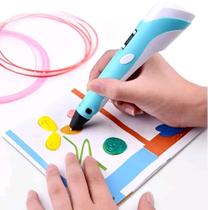 Caneta Impressora 3D Mágica Profissional Infantil Criatividade em Ação Caneta Impressora 3D Mágica Profissional Infantil Criatividade em Ação