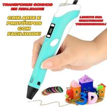 Caneta Impressora 3D Profissional 12V com Filamentos + Fonte - OFLVENDAS