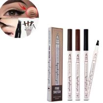 Caneta Lapis Henna Efeito Microblading Fio Sobrancelha Make Caneta Lapis Henna Efeito Microblading Fio Sobrancelha Make