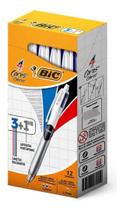 Caneta/lapiseira Bic 4 Cores Multifuncional Cinza/branco Caneta/lapiseira Bic 4 Cores Multifuncional Cinza/branco