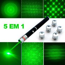 Caneta Laser 5 Em 1 Alcance Até 500m Verde 5mw - MME
