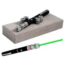 Caneta Laser Pointer Verde Ultra Forte Longo Alcance - Preto