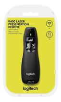 Caneta Logitech R400 Apresentador Multimídia Lazer Sem Fio Negro Caneta Logitech R400 Apresentador Multimídia Lazer Sem Fio Negro