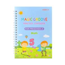 Caneta Mágica Infantil Para Prática De Caligrafia, Livro De Escrita Reutilizável Para Pré-escolares