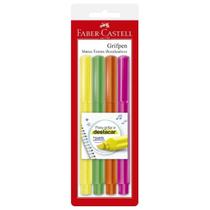 Caneta Marca Texto 4 Cores Grifpen Faber Castell