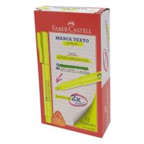 Caneta Marca Texto Amarelo 12 Unidades Grifpen Faber Castell