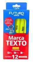 Caneta marca texto amarelo futuro caixa c/ 12 unidades