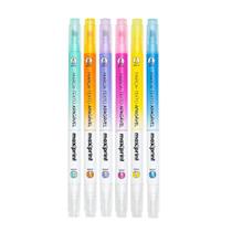 Caneta Marca Texto Apagavel Maxprint 6 Cores Estojo