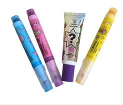 Caneta Marca Texto Be Bold Perfumada Gloss Labial Sabor Surpresa Kit com 3 un Caneta Marca Texto Be Bold Perfumada Gloss Labial Sabor Surpresa Kit com 3 un