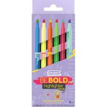 Caneta Marca Texto Bebold Fit 6 Cores