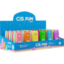Caneta Marca Texto CIS FUN Mini 12 Cores Sortidas Display com 36 Caneta Marca Texto CIS FUN Mini 12 Cores Sortidas Display com 36