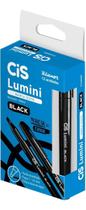 Caneta Marca Texto Cis Lumini Black Preto Cx C/12 Unds Caneta Marca Texto Cis Lumini Black Preto Cx C/12 Unds