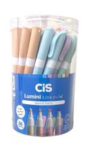 Caneta Marca Texto Cis Lumini Lite Cores Pastel(S