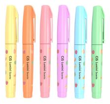 Caneta Marca Texto Cis Mini Scents Cheirinho 6 Cores Pastel Caneta Marca Texto Cis Mini Scents Cheirinho 6 Cores Pastel