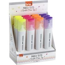 Caneta Marca Texto Clean TIP Ponta Dupla Sortida (display com 12)